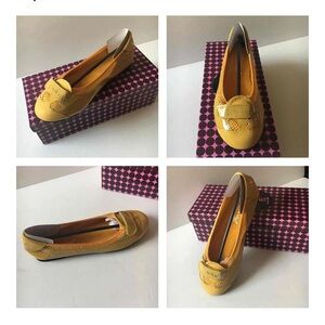 NIB LenaLuisa Dallas-35 yellow Flats 5
